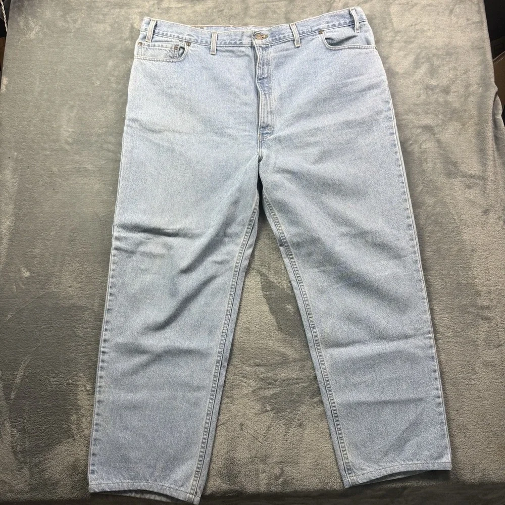 VTG Levis 540 Signature Relaxed Denim Jeans 90s Brown Tab Mens 48 X 32